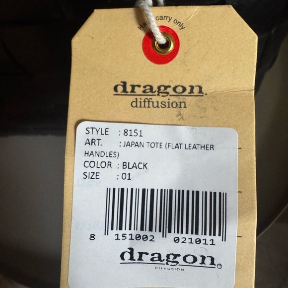 Dragon Diffusion Black Japan Tote - Picture 6 of 7
